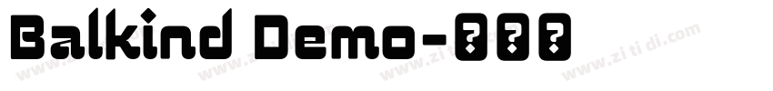 Balkind Demo字体转换